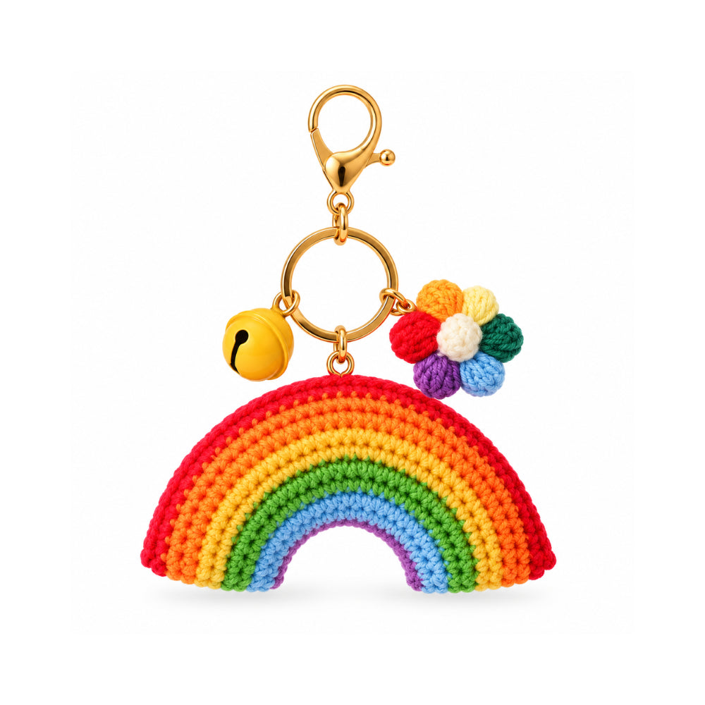 Crochet Keychain - RAINBOW